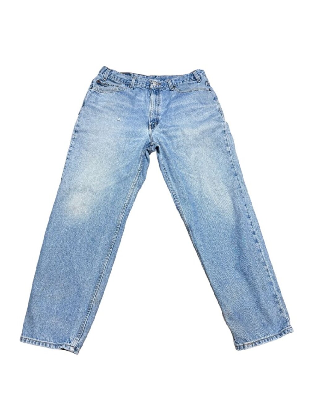 Vtg Levi's Baggy 468 Jeans Size 38x30 Relaxed Fit Straight Leg High Waisted Mens